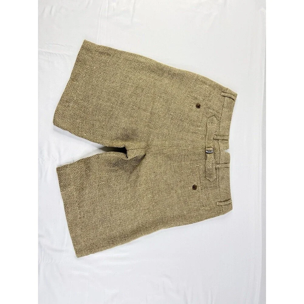 RARE Rugby Ralph Lauren Shorts Tweed Button Zip 32 NEW SAMPLE WITH TAG